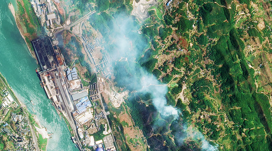 live satellite fire images
