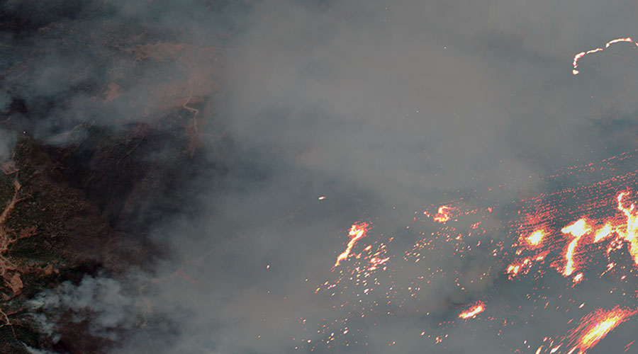 satellite fire images