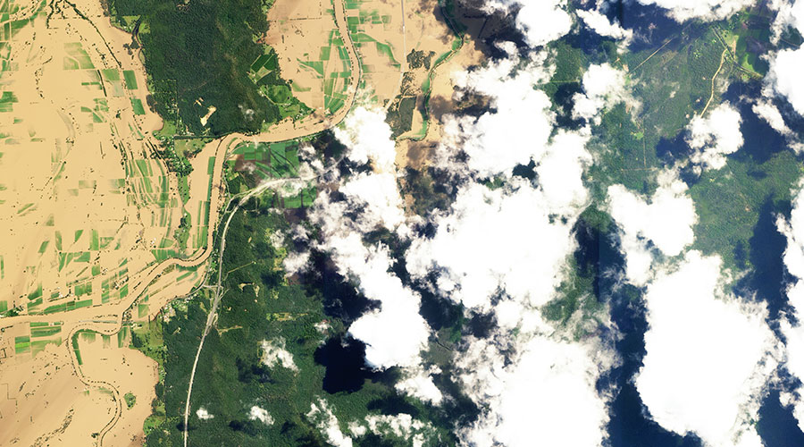 oceania satellite image