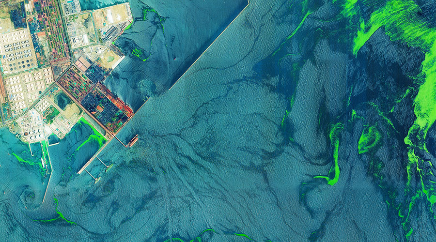 pacific coast satellite images