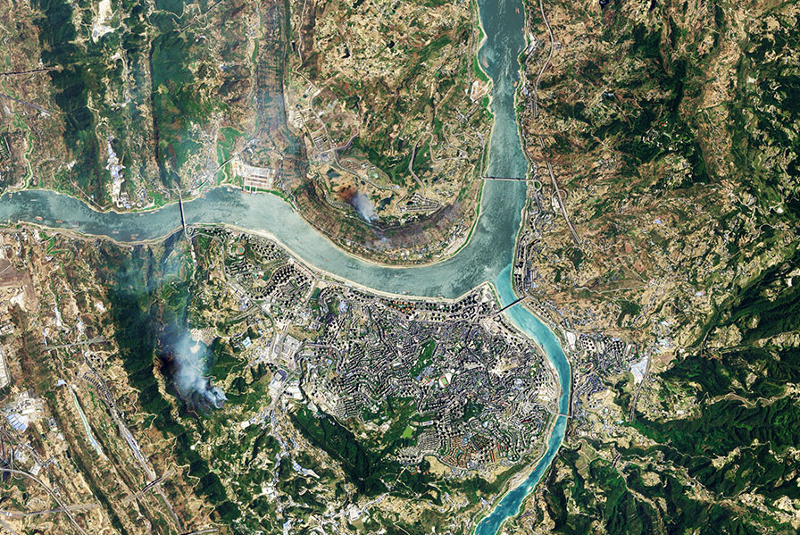 Geological Disaster Satellite Imagery