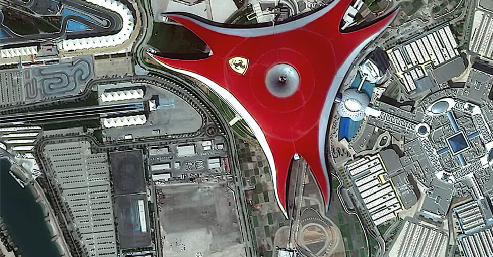 ferrari world satellite based remote sensing