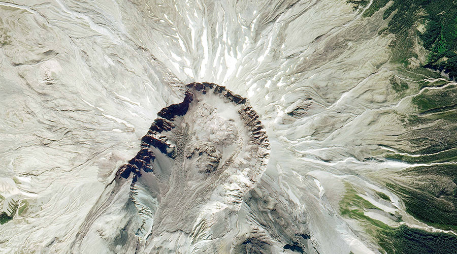 volcano satellite images
